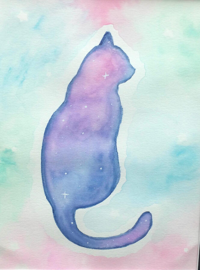 Cat (2016) | Watercolor