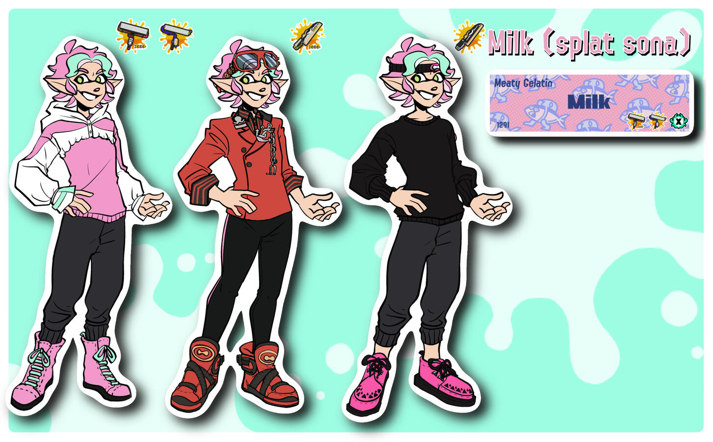 Milk | Original character designed for the Splatoon franchise belonging to Nintendo