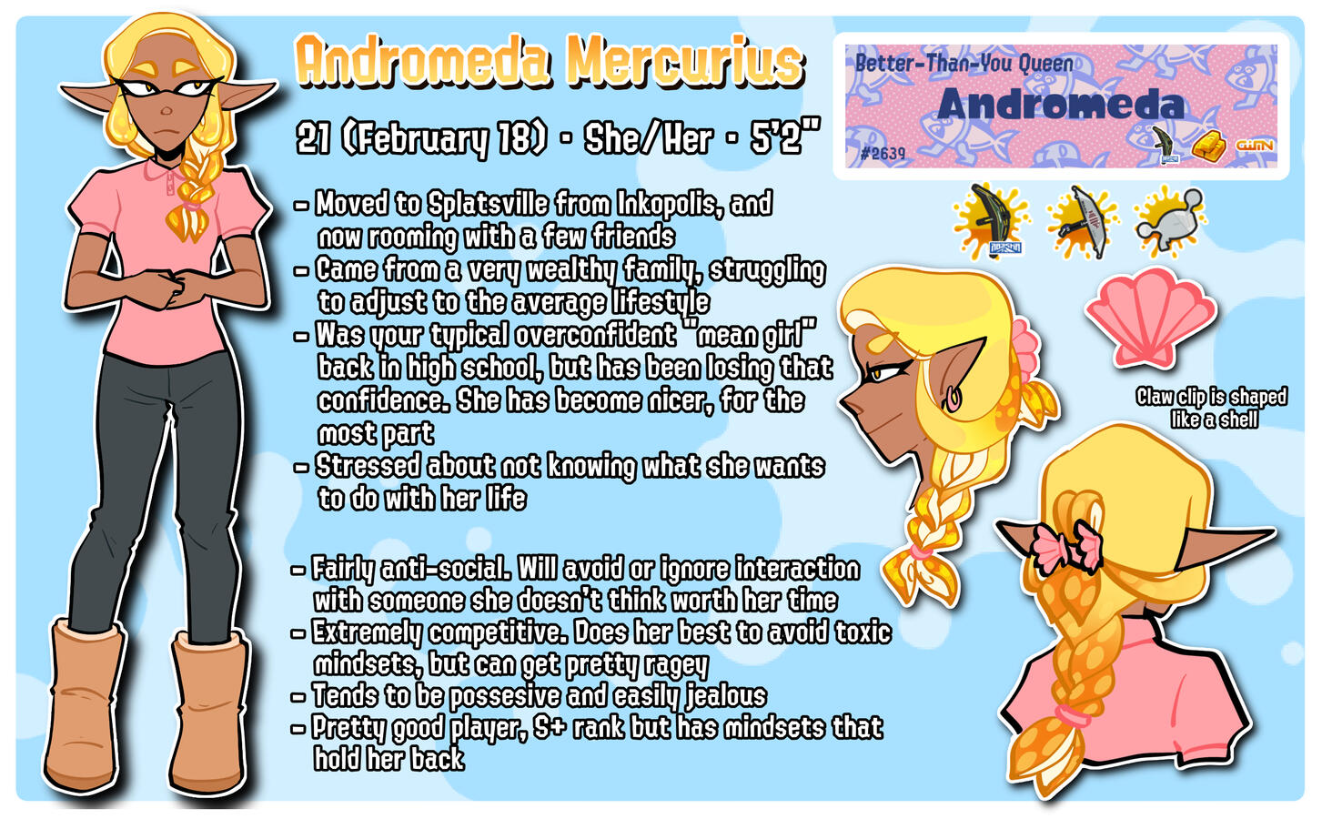 Andromeda | Original character designed for the Splatoon franchise belonging to Nintendo