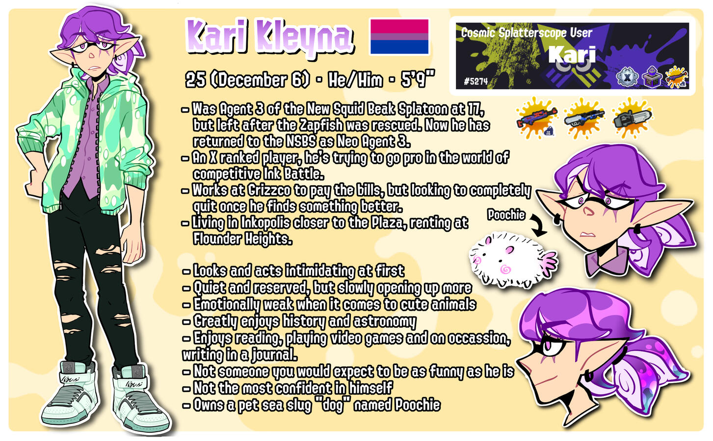 Kari | Original character designed for the Splatoon franchise belonging to Nintendo
